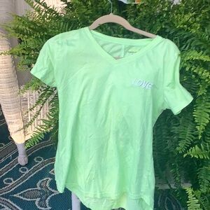 🍉Green, love workout shirt🍉